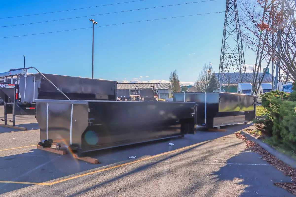 Professional dumpster rental and junk removal service in August